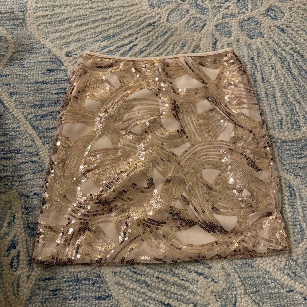 Francesa’s Elegant Sequin Embellished Skirt